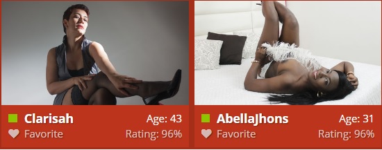 Locate your ideal older models and rate them.